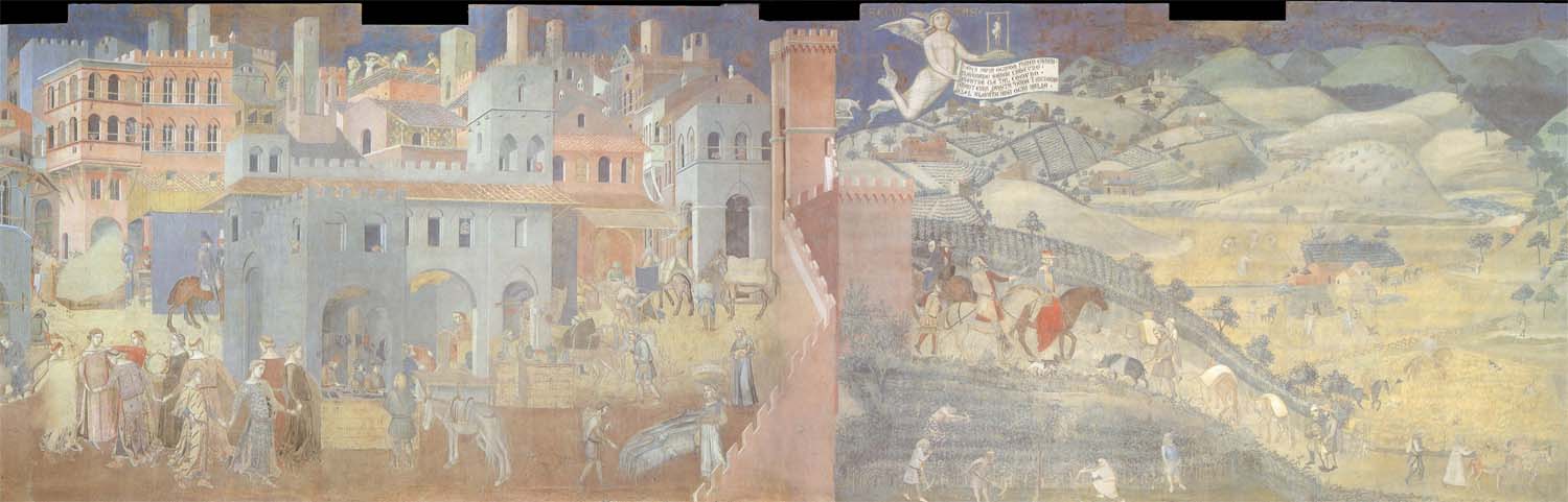 Ambrogio Lorenzetti Allegory of the peace